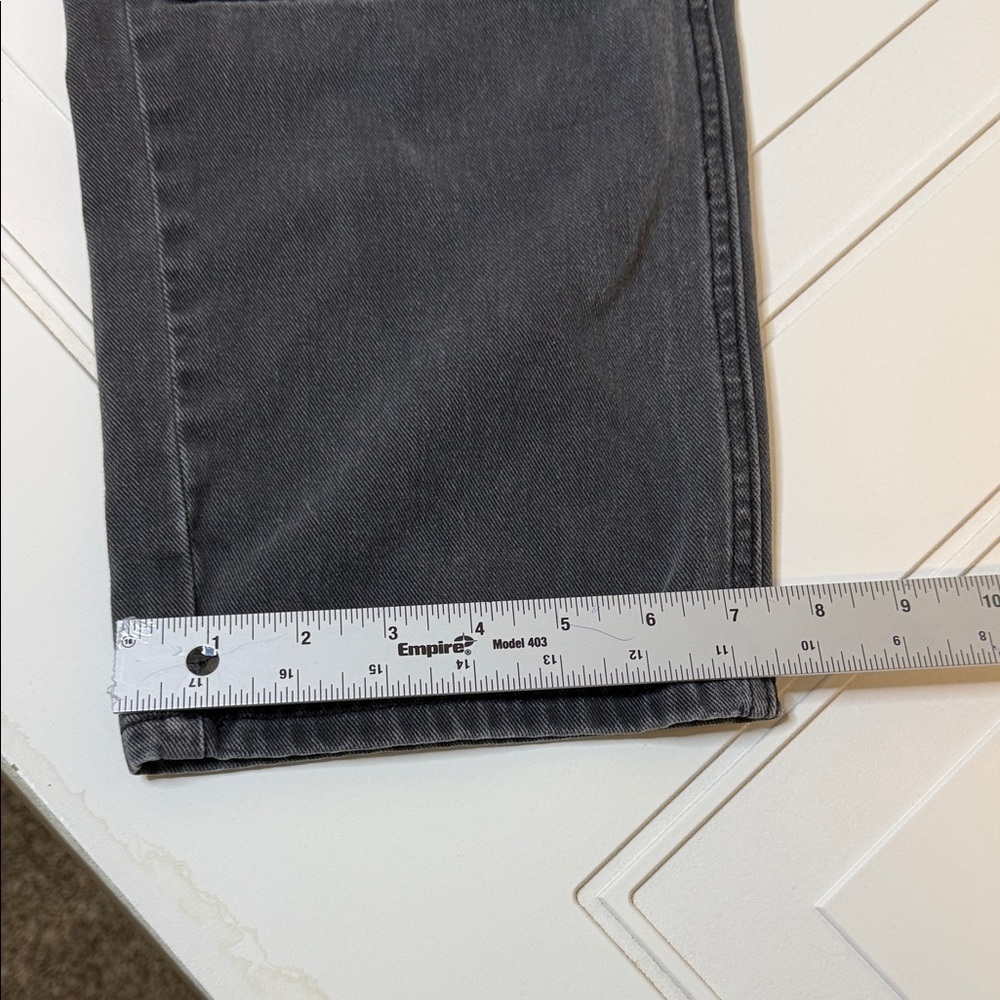 RSQ Utility Jeans Gray Carpenter Style Size 28x32 Streetwear Double Knee Unisex - Picture 10 of 13